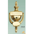 Solid Brass Door Knocker (Screened)